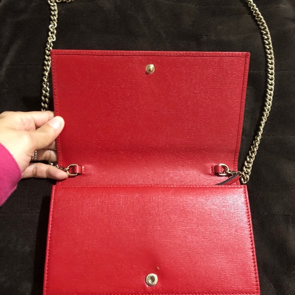 Authentic Gucci wallet with shoulder strap sliver! - Picture 2 of 5